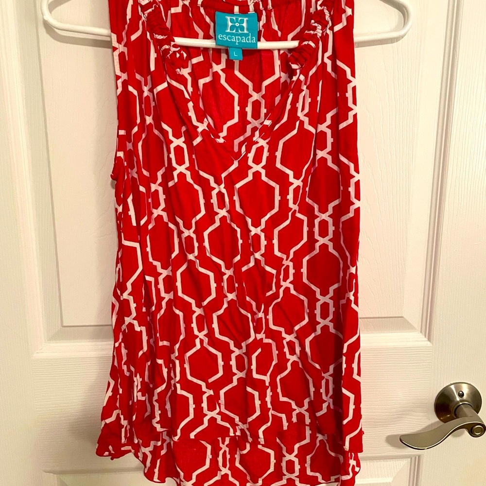 Escapada Split Neck Top - image 1